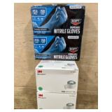 Disposable Nitrile Gloves and 3M Micropore Tape