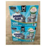 Power Flex Tall Kitchen Bags, 400 Count