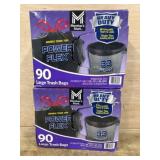 33-Gallon Trash Bags, 180 Total Count