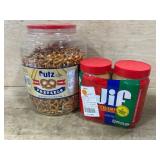 Utz Pretzels and Jif Creamy Peanut Butter Set