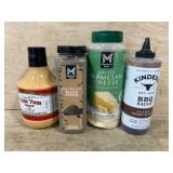 Seasoning and Sauce Lot, 4 Items