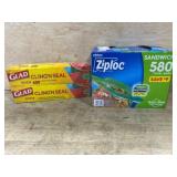 Glad Clingï¿½n Seal and Ziploc Bags Bundle