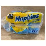 4-Pack Napkins With 1200 Count Total