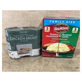 Canned Chicken and Mashed Potatoes Set