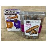 Quest Protein Bars and Nonniï¿½s Biscotti