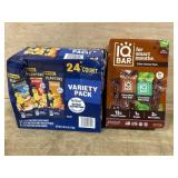 Snack Variety Pack and IQ Bar Assortment