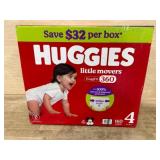 Huggies Little Movers Diapers Size 4 ï¿½ 160 Ct