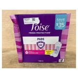 Poise Fresh Protection Pads, 128 Count
