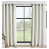 White Grommet Curtain Panels
