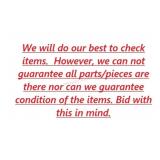 Conditions of items.