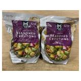 Pack of Two 32 oz Seasoned Croutons Bags