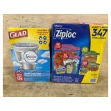 Glad Trash Bags and Ziploc Bags Variety Pack