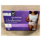 Total Protection Underwear for Women, 84 Ct