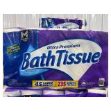 Ultra Premium Bath Tissue, 45 Rolls