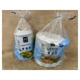 Disposable Paper Bowls and Plates Set