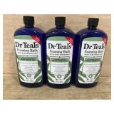 Dr Tealï¿½s Foaming Bath Hemp Seed Oil, Pack of 3