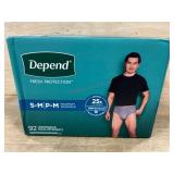 Depend Fresh Protection Underwear, 92 Count