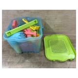 Castle-Themed Sand Toy Set with Storage Bucket