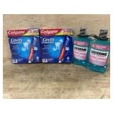 Colgate Toothpaste and Listerine Mouthwash Bundle