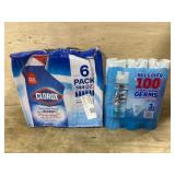 Clorox Toilet Bowl Cleaner and Lysol Spray Bundle