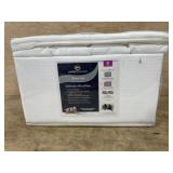 King Microfiber Sheet Set in White Color