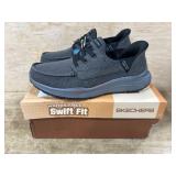 Skechers Menï¿½s Black Swift Fit Shoes Size 9.5