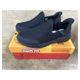 Skechers Menï¿½s Black Slip-On Shoes