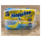 Package of Disposable Napkins, 1200 Count