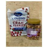 Ocean Spray Craisins and Deluxe Mixed Nuts Lot