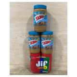 Skippy and Jif Creamy Peanut Butter Pack