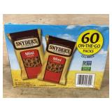 Snyderï¿½s Mini Pretzels, 60 On-the-Go Bags