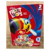 Kelloggï¿½s Froot Loops Cereal, 2-Bag Pack