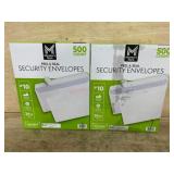 Peel & Seal Security Envelopes, 1,000 Count