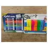 Expo Markers and Sharpie Highlighters Set