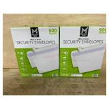 Pack of Security Envelopes, 1000 Count