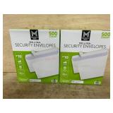 Peel & Seal Security Envelopes 1000 Count