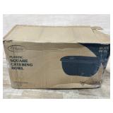 Plastic Square Catering Bowls, 300 Pieces
