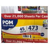 Pom Toilet Paper 2-Ply 45-Roll Case