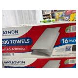 Marathon Multi-Fold Towels, 16 Packs