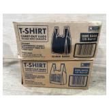 Black T-Shirt Carry-Out Bags, 2000 Ct.