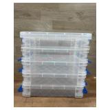 Stackable Document Boxes, 5-Pack