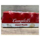 Campbellï¿½s Chicken Noodle Soup, 12 Cans