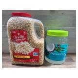 Popcorn Kernels and Coconut Oil Set