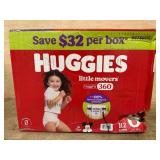 Huggies Little Movers Diapers, Size 6, 112 Ct