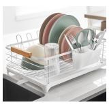 Modern Dish Rack With Utensil Caddy