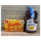 Velveeta Cheese and Barbecue Sauce Combo
