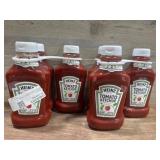 Five Bottles of Heinz Tomato Ketchup