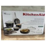 KitchenAid 10-Piece Hard-Anodized Cookware