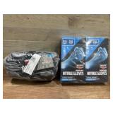 Pack of Nitrile Gloves and Work Gloves