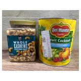 Whole Cashews and Fruit Cocktail Combo